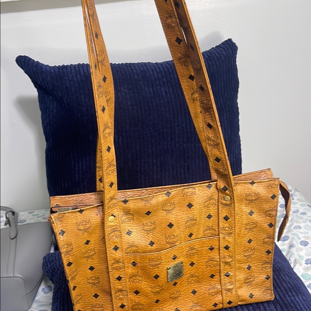 MCM Brown Leather Tote Bag - Picture 15 of 15